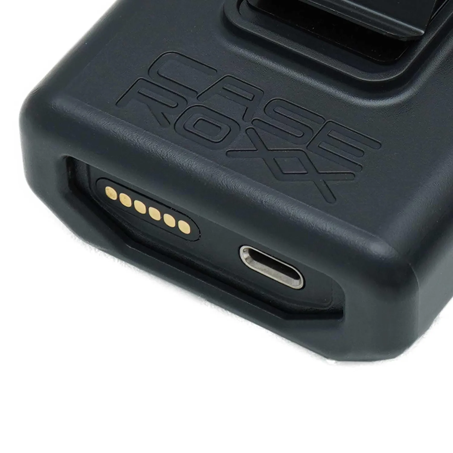 caseroxx Tetra-Pager TPG2200 custodia Motorola Advisor nero clip