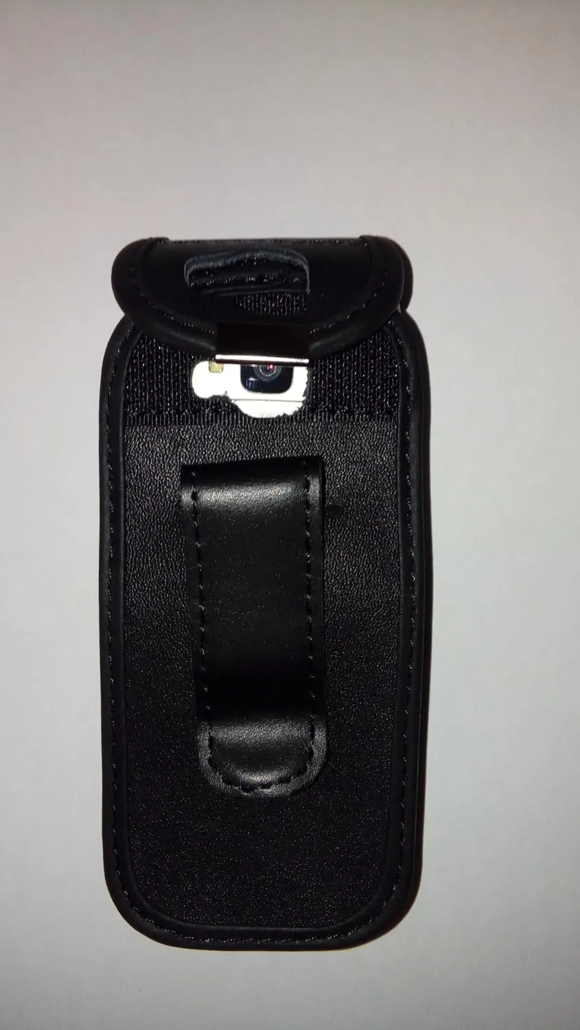caseroxx Borsello Pelle Nokia C5-00 Nero con Clip Cintura
