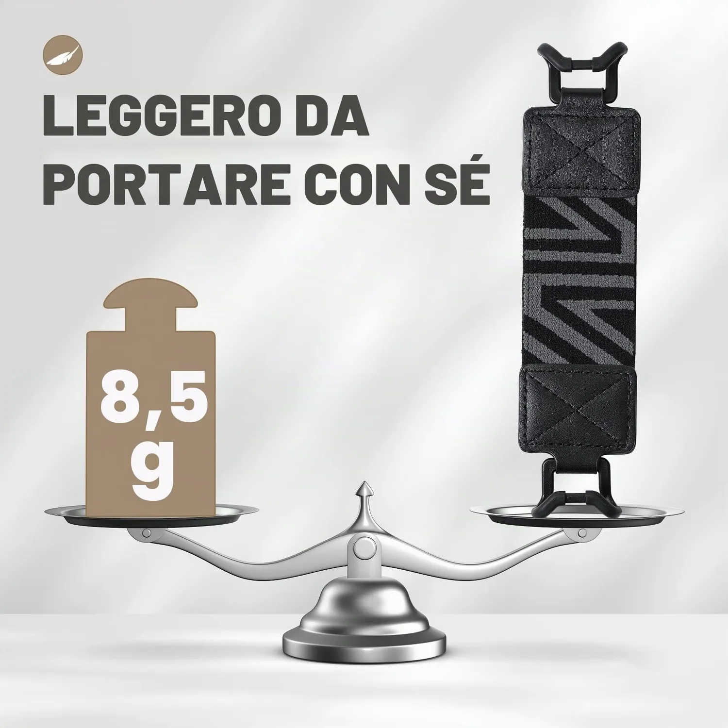 MoKo Cinturino mano tablet 6-8 pollici nero elasticizzato