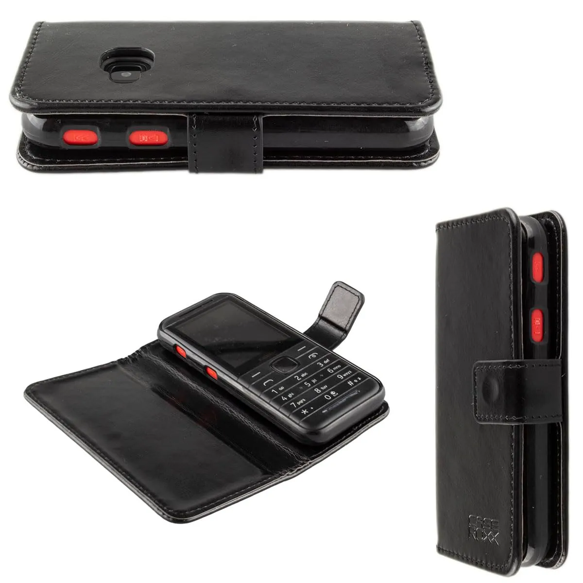 caseroxx Bookstyle Nokia 5310 (2020) custodia a libro nero