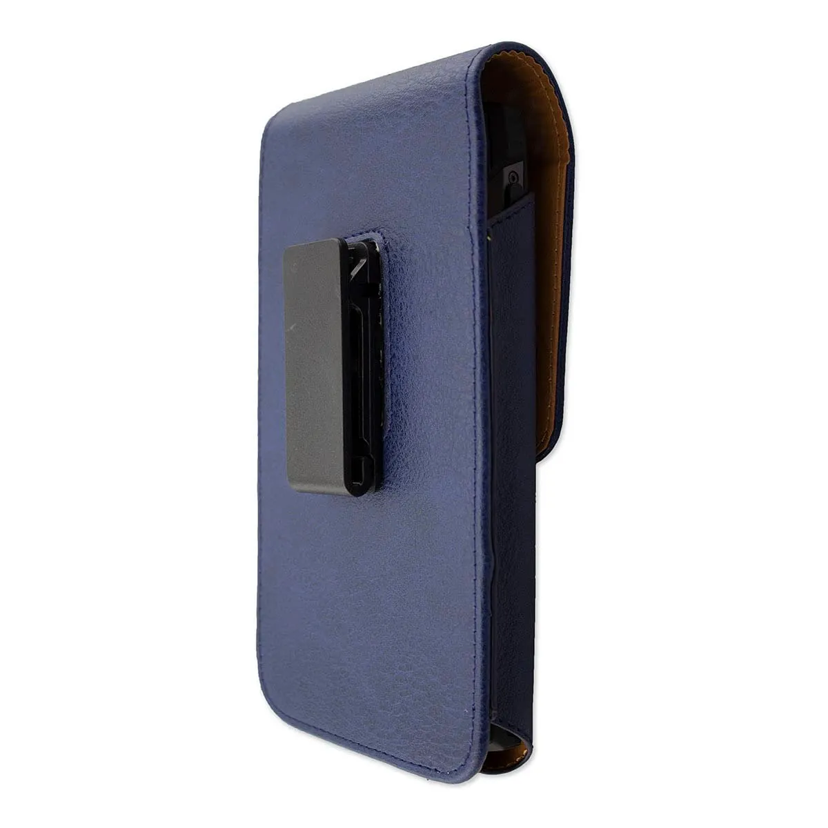 caseroxx Oukitel WP27 fondina cintura blu ecopelle girevole