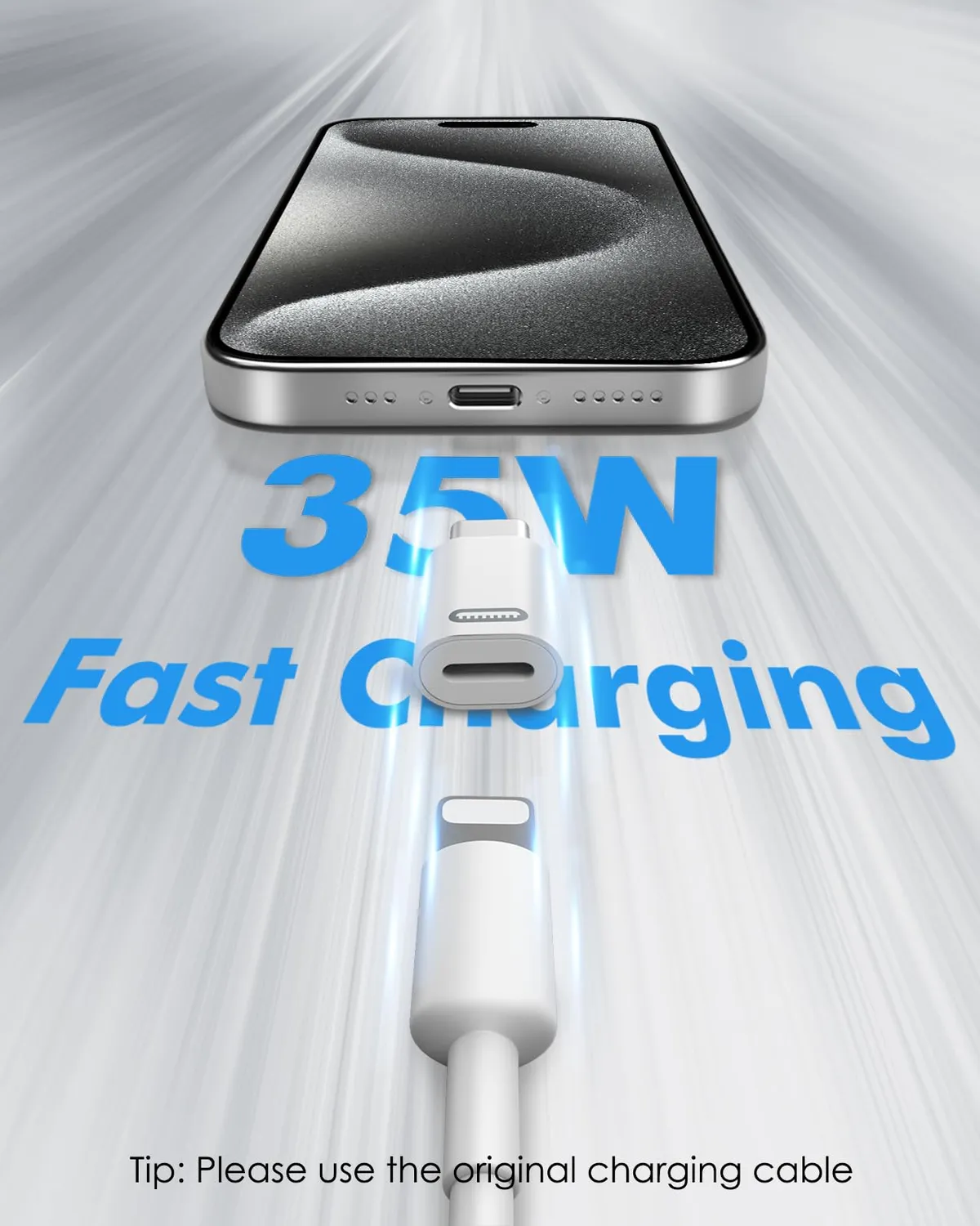 MoKo Adattatore Lightning-USB-C Maschio 2 Pezzi Bianco ricarica