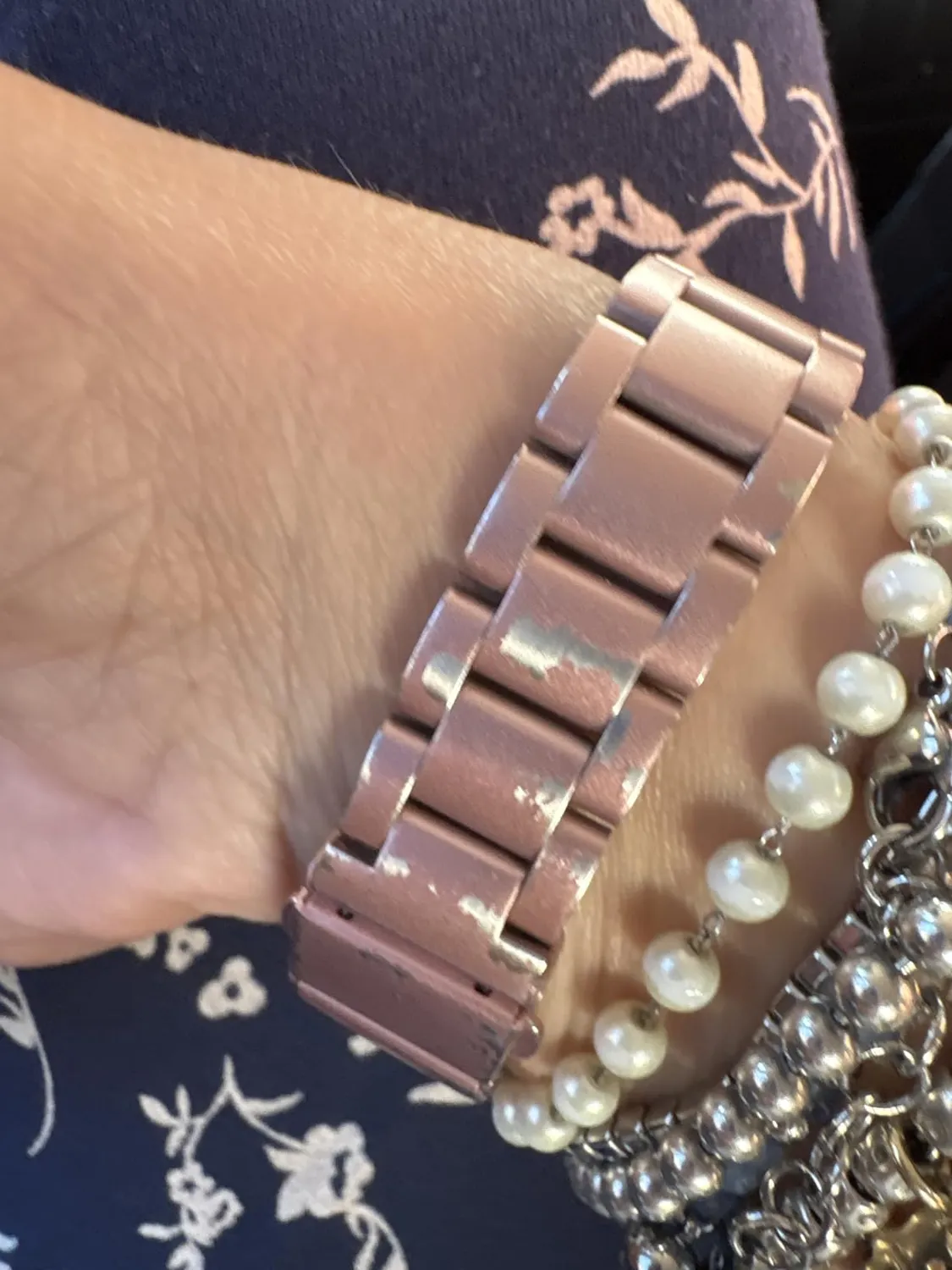 MoKo Cinturino Acciaio Sottile Apple Watch Luce delle Stelle