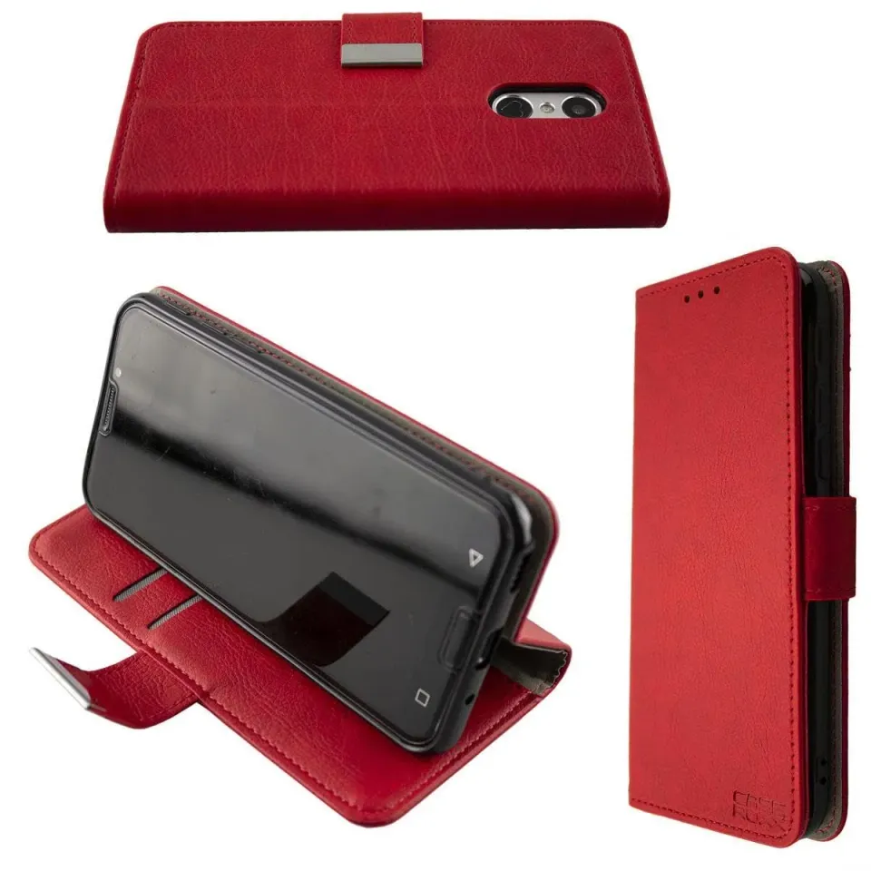 caseroxx Bookstyle Emporia Smart 3 Custodia Portafoglio Rossa