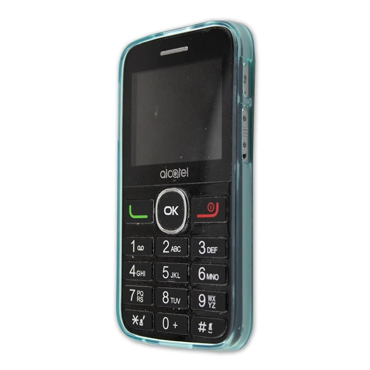 caseroxx Alcatel 2008G cover TPU azzurro antishock