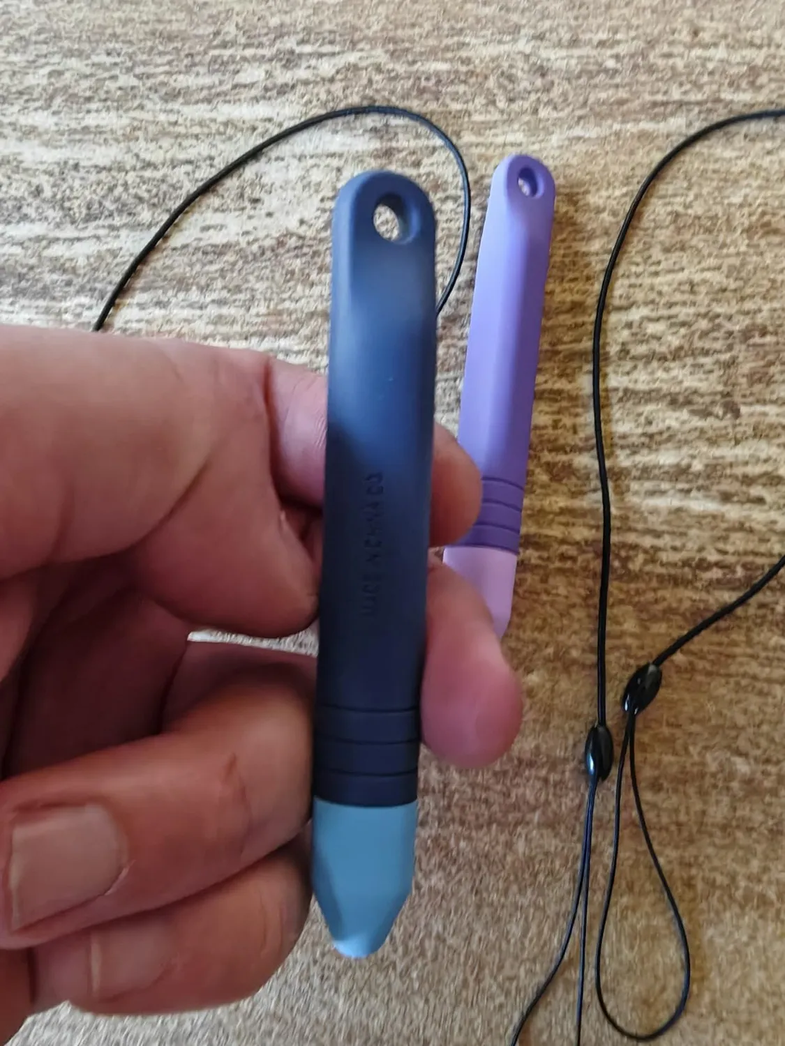 MoKo Stilo Touchscreen Bambini 2 Pezzi Blu+Viola Morbido