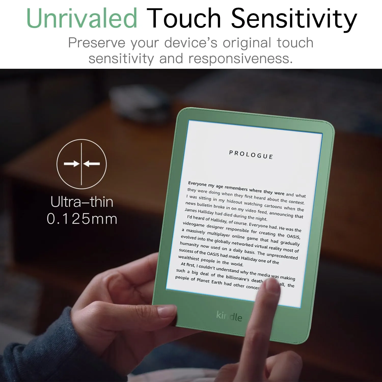 MoKo Pellicola Anti-Riflesso Kindle 11ª Gen 6" 2 Pezzi opaca