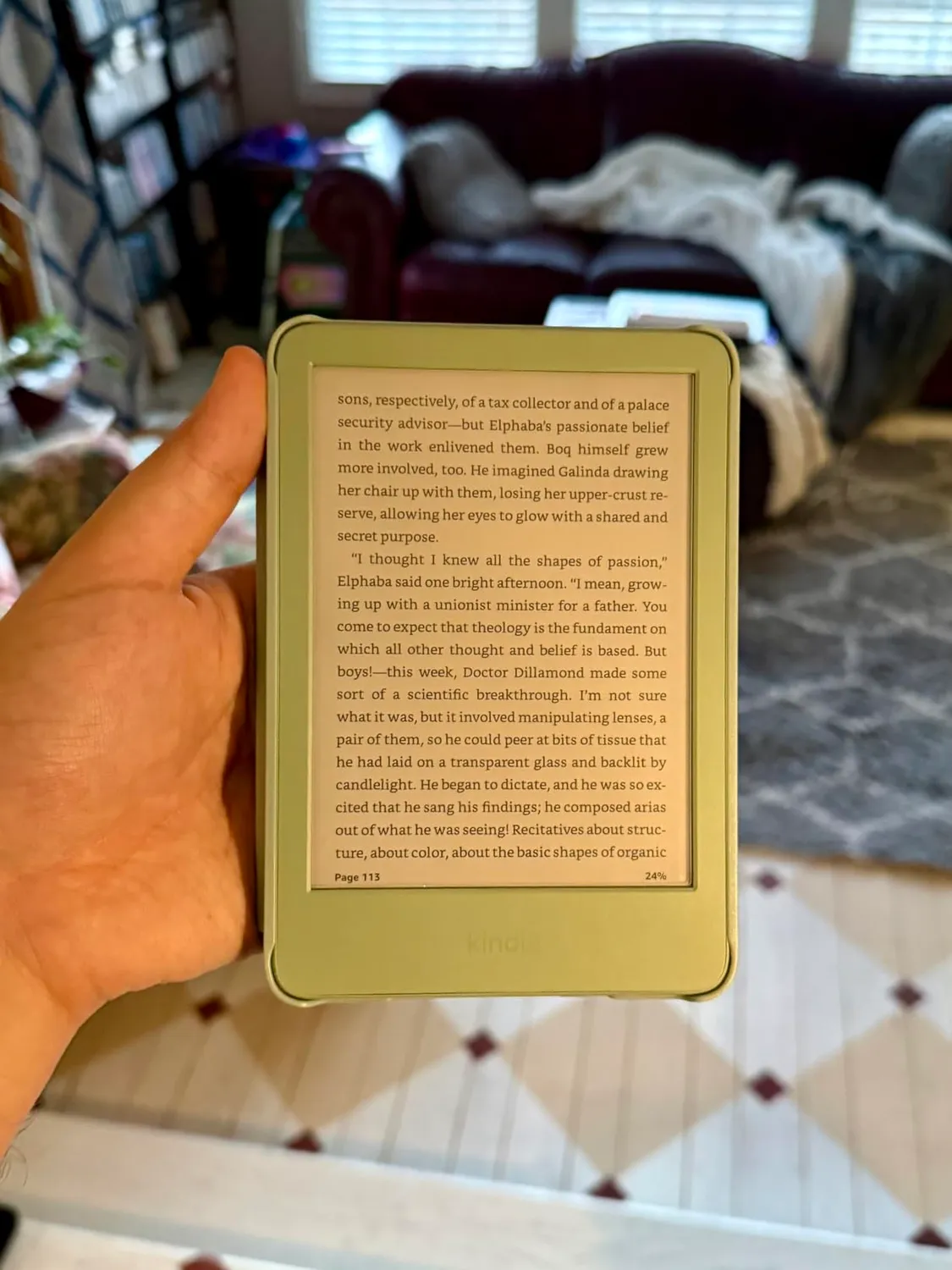 MoKo Custodia Kindle 6" 11ª Gen 2024/2022 Verde Agave