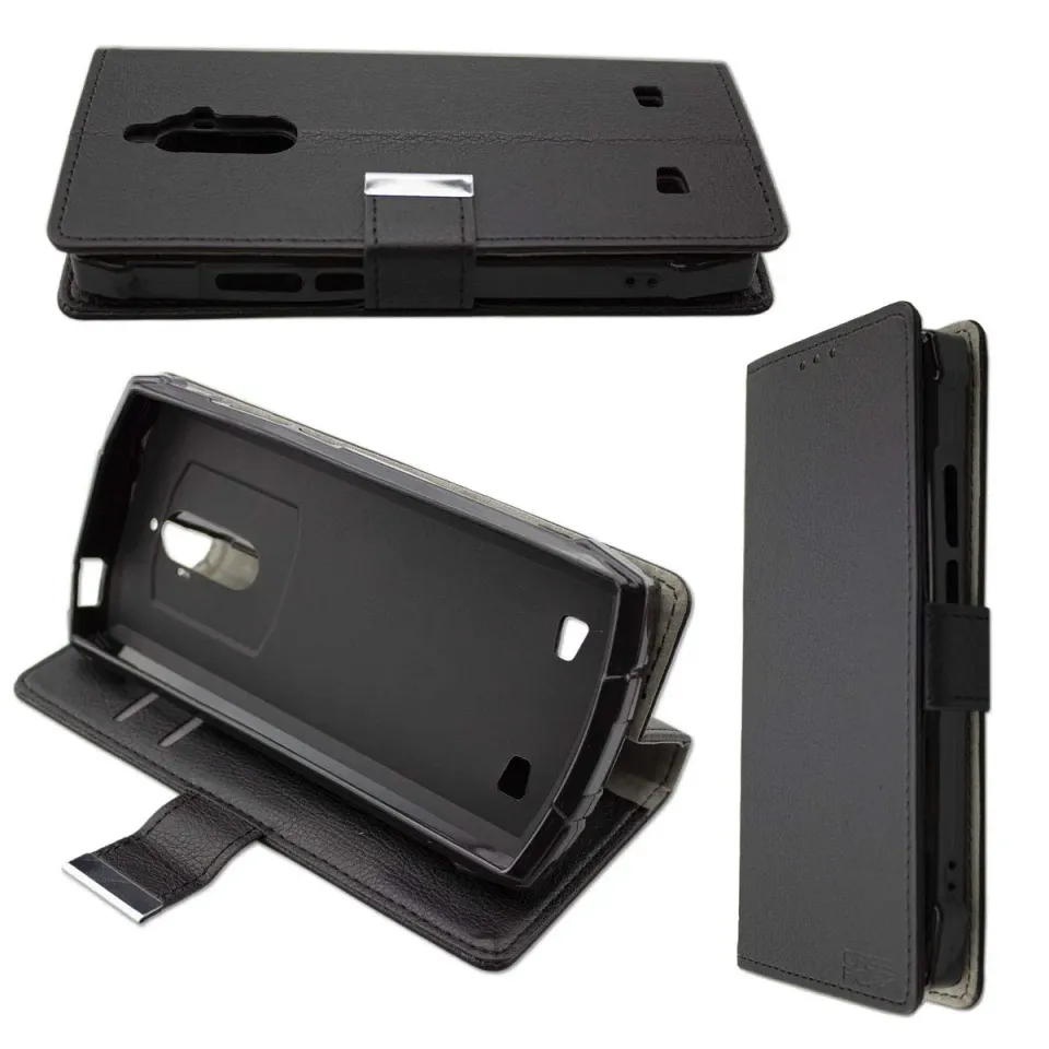 caseroxx Bookstyle Doogee S55 custodia portafoglio nero