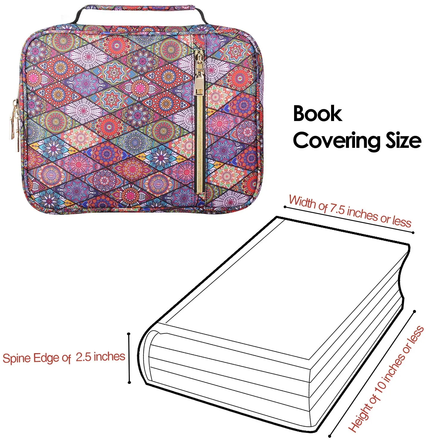 MoKo Copertina Bibbia con Maniglia 25 cm Impermeabile