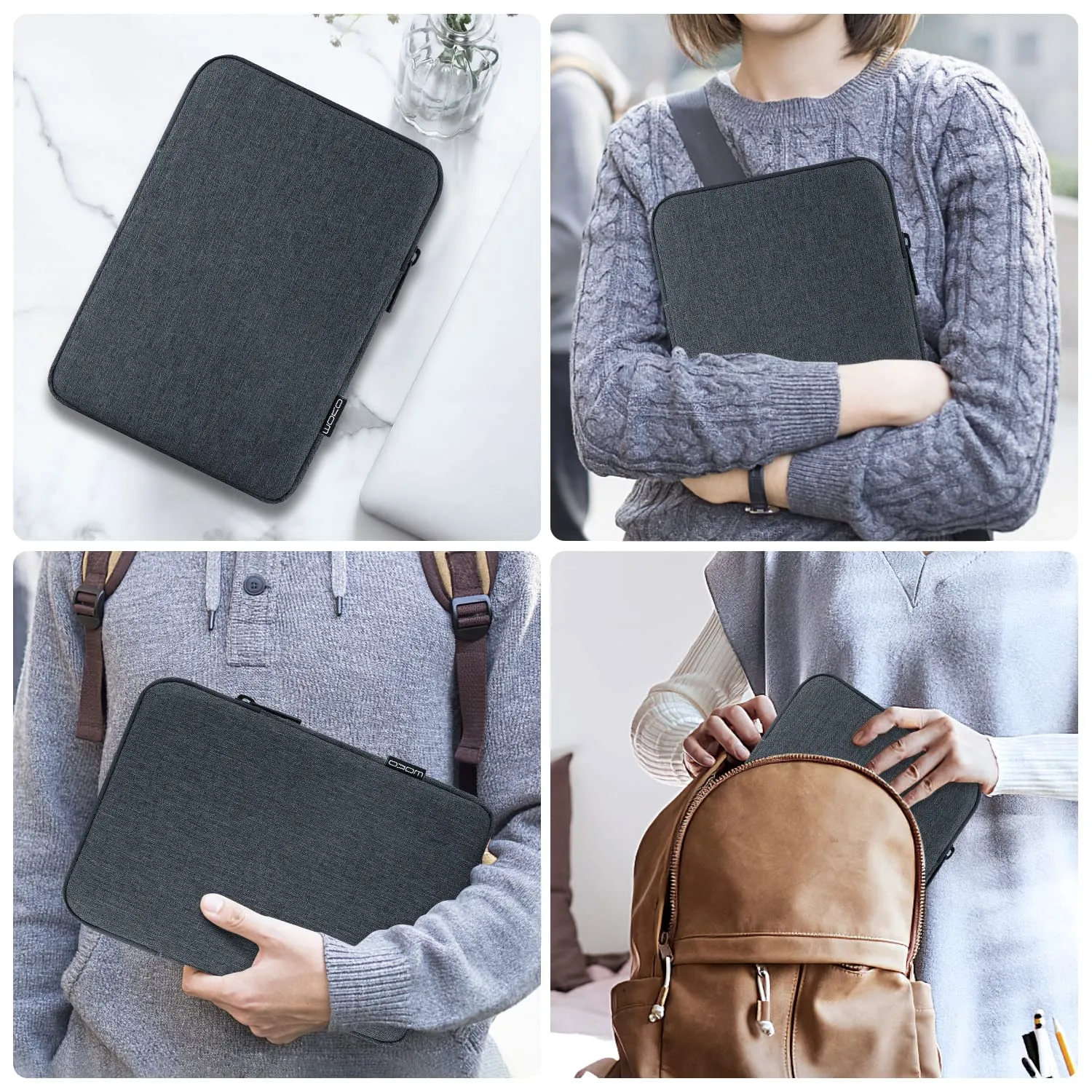 MoKo Sleeve tablet 9-11 pollici nero impermeabile