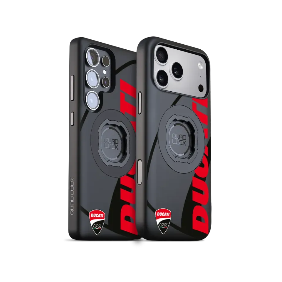 Quad Lock MAG Ducati Corse custodia iPhone protezione urti