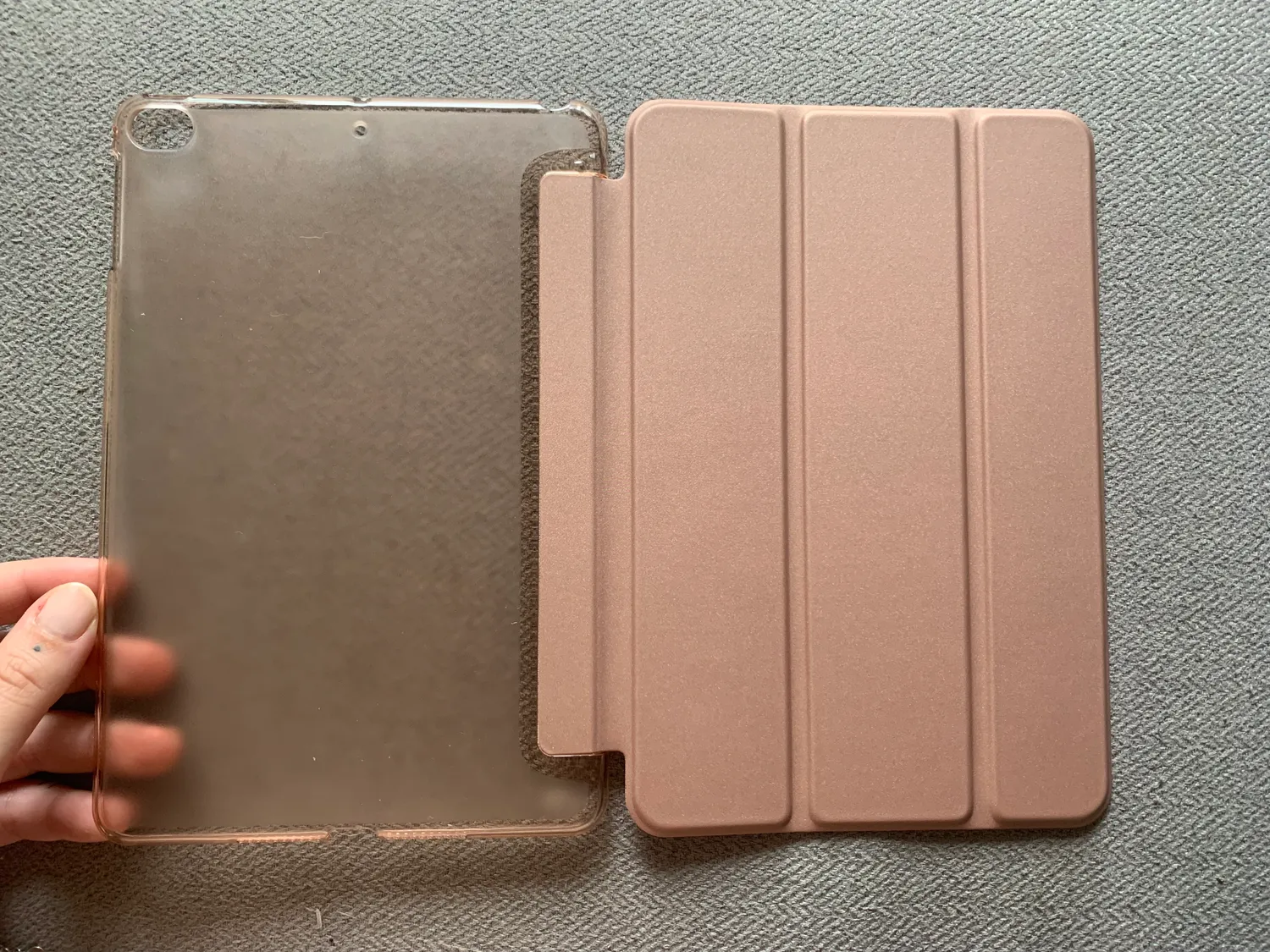 MoKo Cover iPad Mini 5 7,9" Blu Pavone trifold