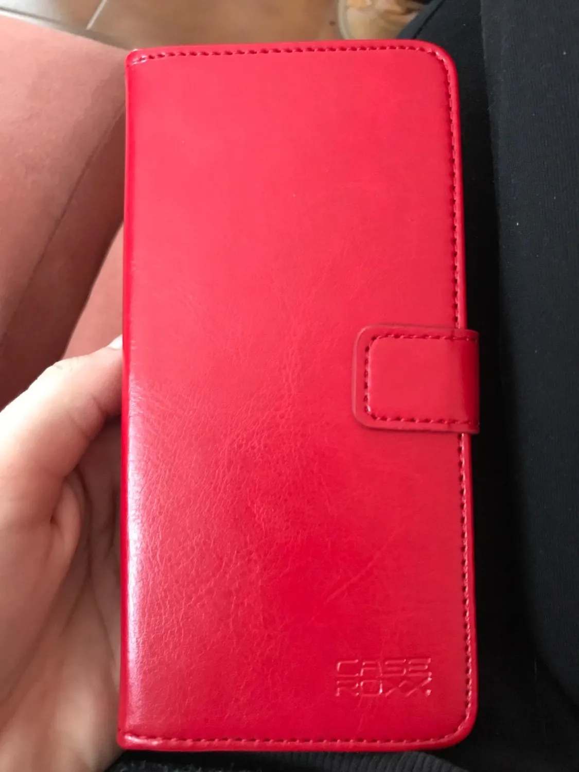 caseroxx Bookstyle Doro 8035 custodia libro rosso carta
