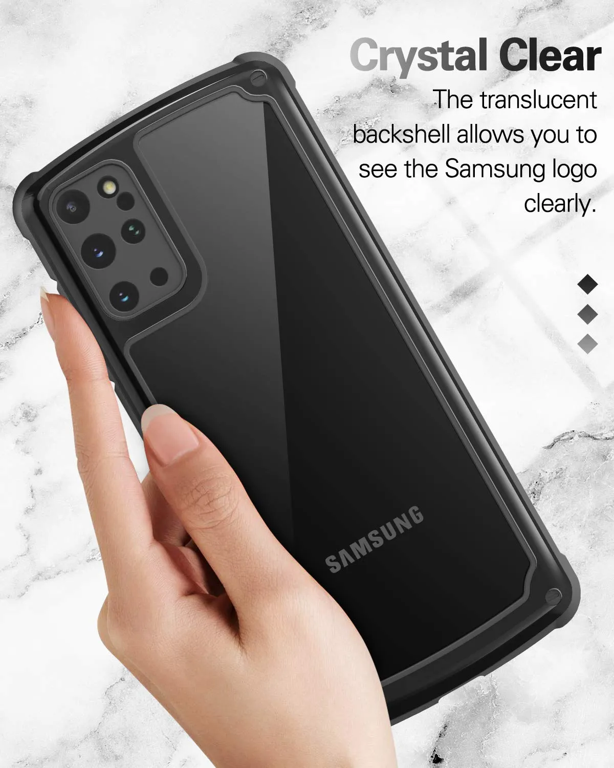 MoKo Galaxy S20 Plus cover nera antigraffio 6.7"