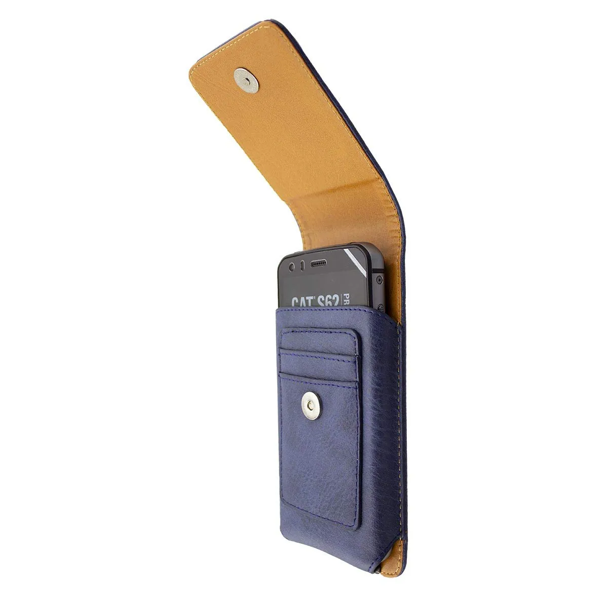 caseroxx Cat S62 S62 Pro custodia outdoor azzurra con clip