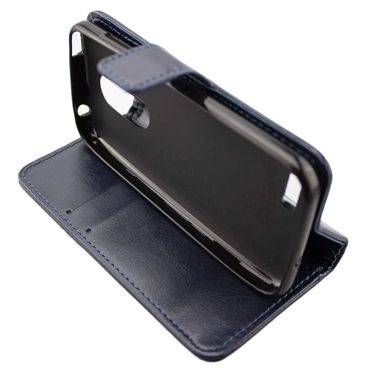 caseroxx Bookstyle Emporia Smart 3 mini custodia azzurra