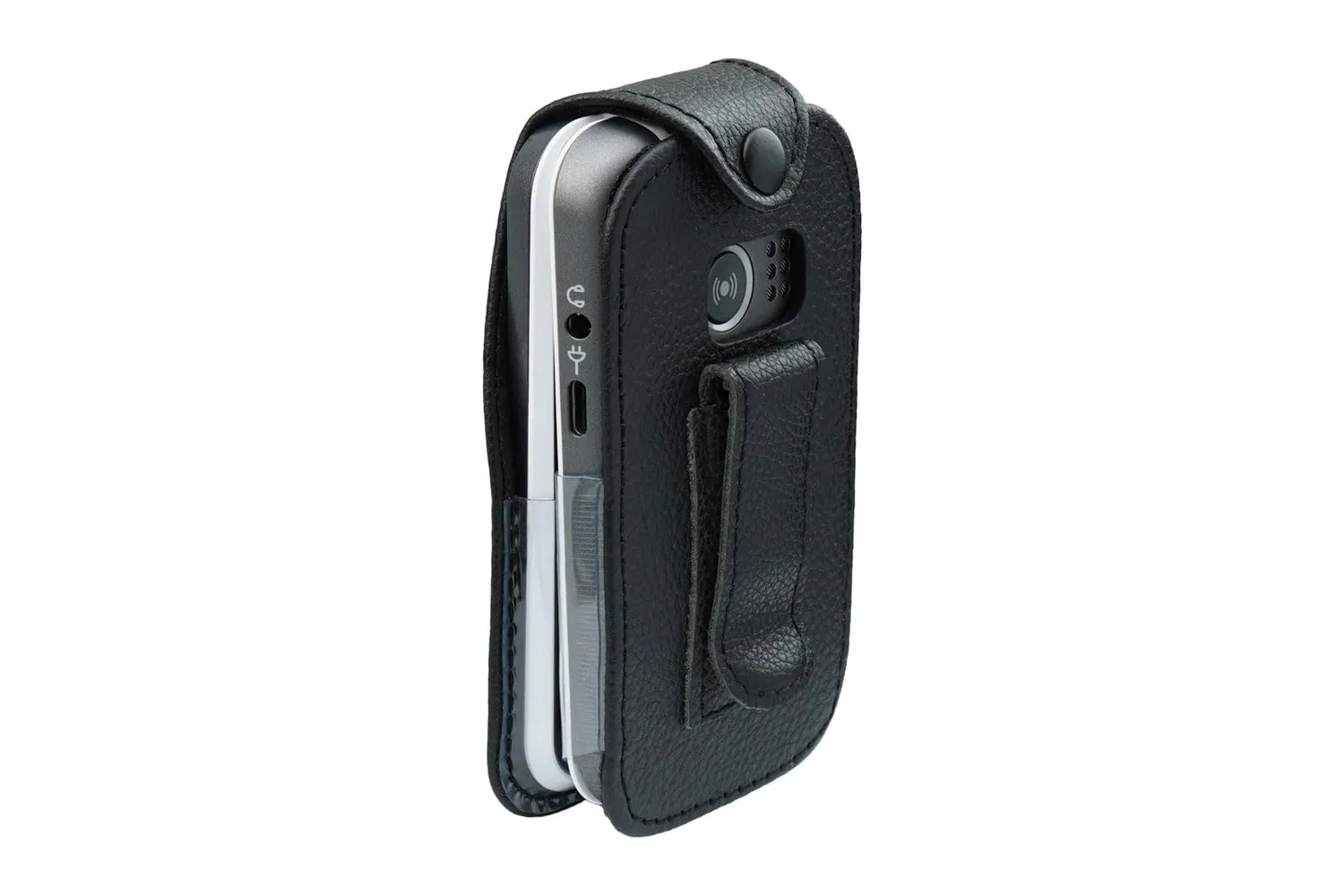 caseroxx Custodia pelle Doro Leva L30/L31 clip cintura