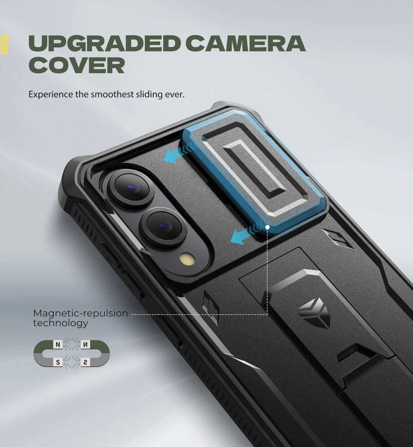 Dexnor Cover Galaxy S25 Edge Nera con Vetro