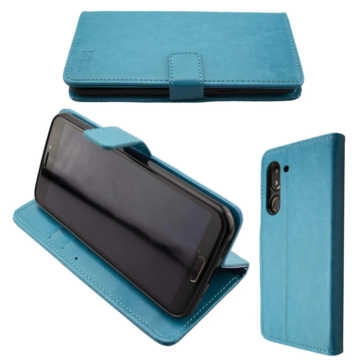 caseroxx Bookstyle Doro 8080/8062 Cover Portafoglio Rossa