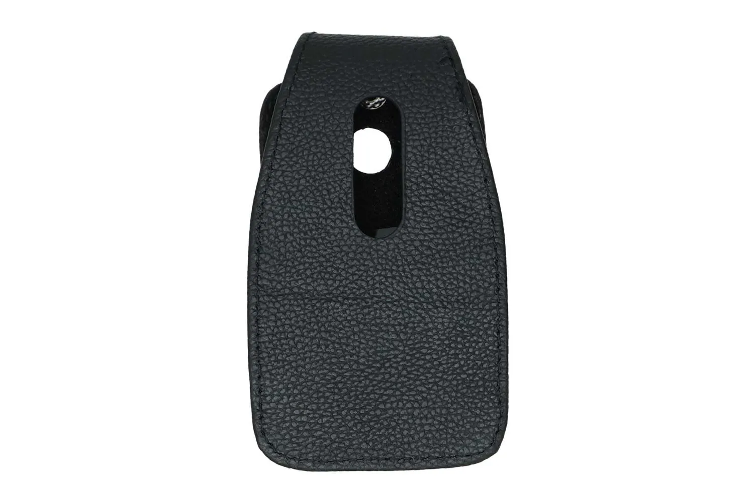 caseroxx Pelle custodia Emporia TALKglam nera con finestra