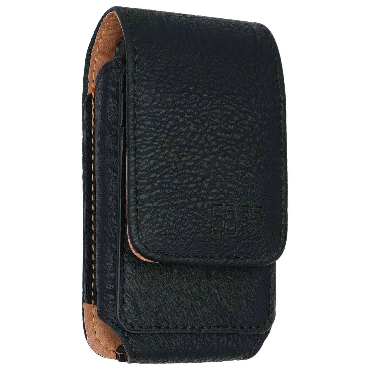 caseroxx Gigaset GL590 custodia cellulare nera da cintura