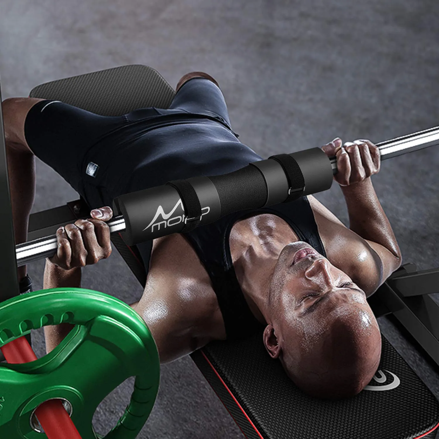 MoKo Cuscinetto Bilanciere Squat Pad Nero Spugna