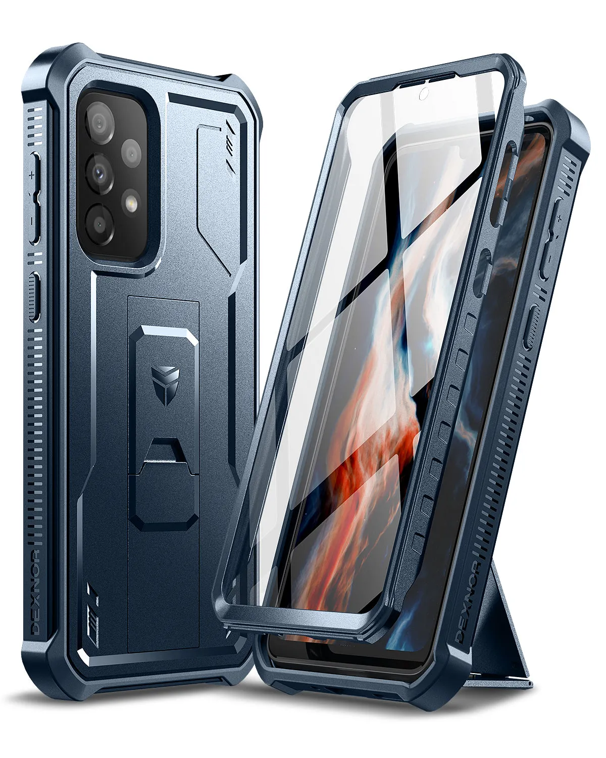 Dexnor Galaxy A33 5G cover nera con pellicola antiurto