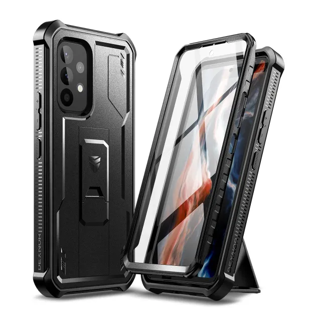 Dexnor Galaxy A53 5G cover nera antiurto con stand