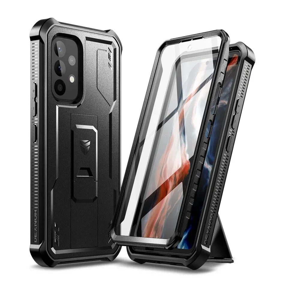 Dexnor Galaxy A53 5G cover nera antiurto con stand