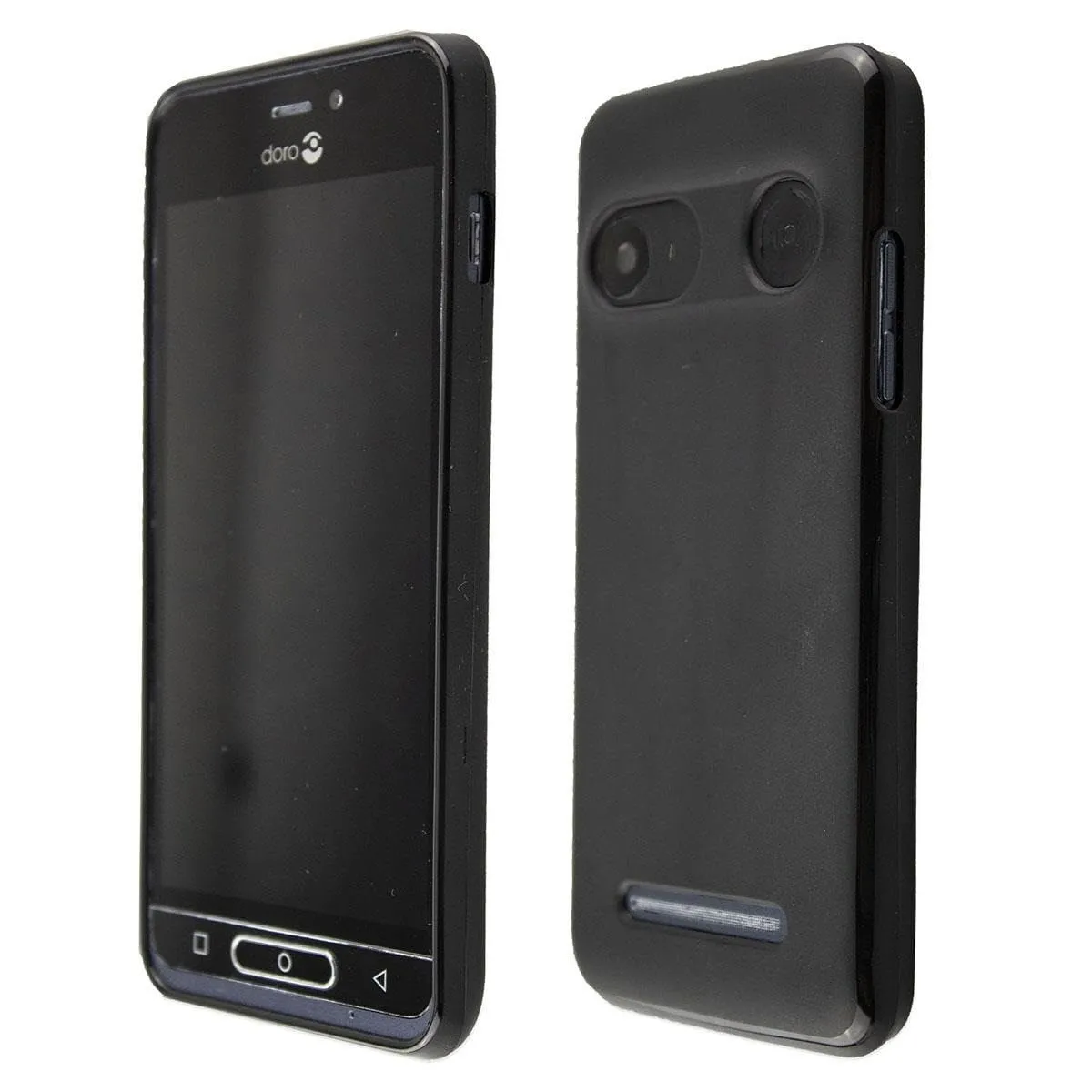 caseroxx TPU Custodia Doro 8035 Cover Nera Antiurto