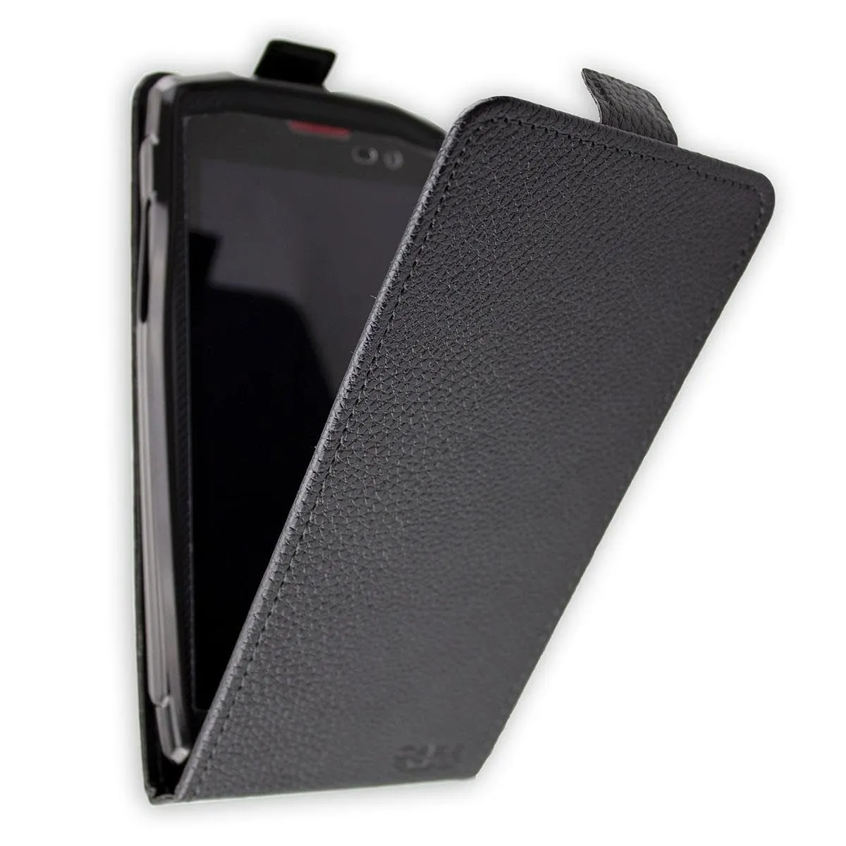 caseroxx Flip Cover Crosscall Trekker-X3 nera magnetica