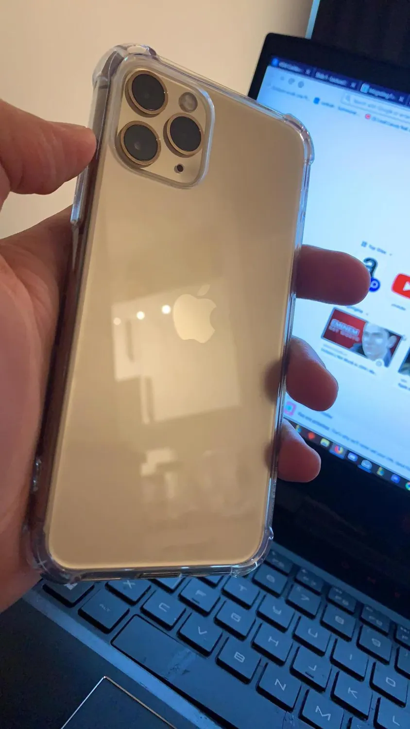 MoKo Cover iPhone 11 Pro 5.8 Trasparente Angoli TPU