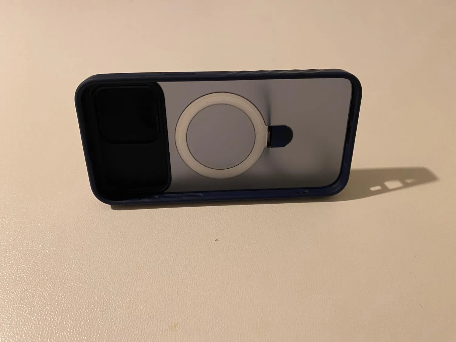 CloudValley Cover per iPhone 15 Pro Max blu opaco MagSafe