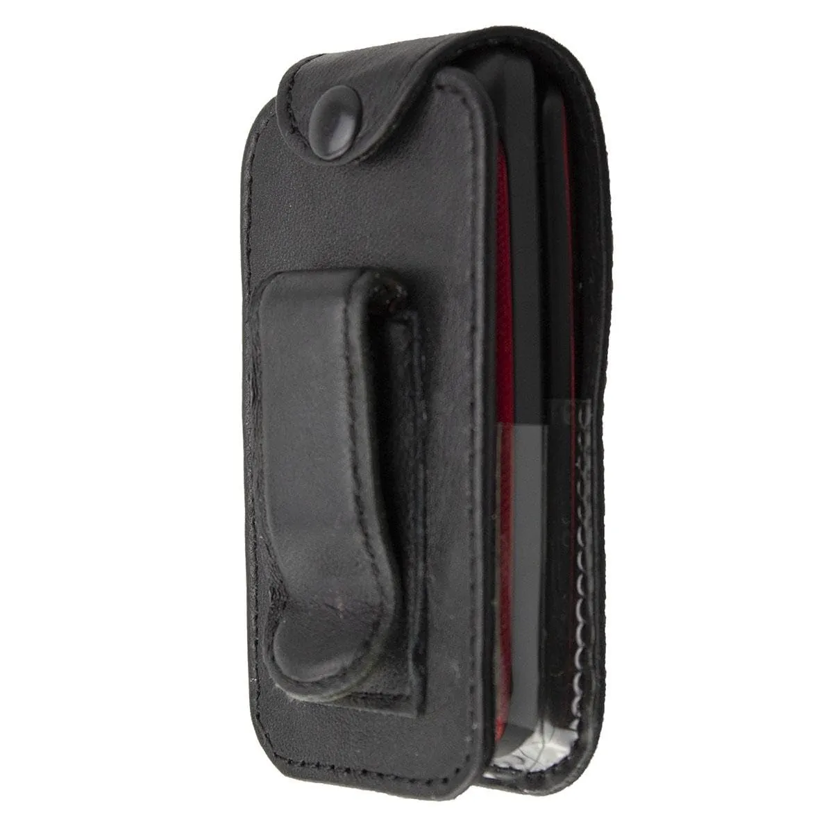 caseroxx Borsa Pelle Doro Primo 401 custodia cintura nero vera pelle