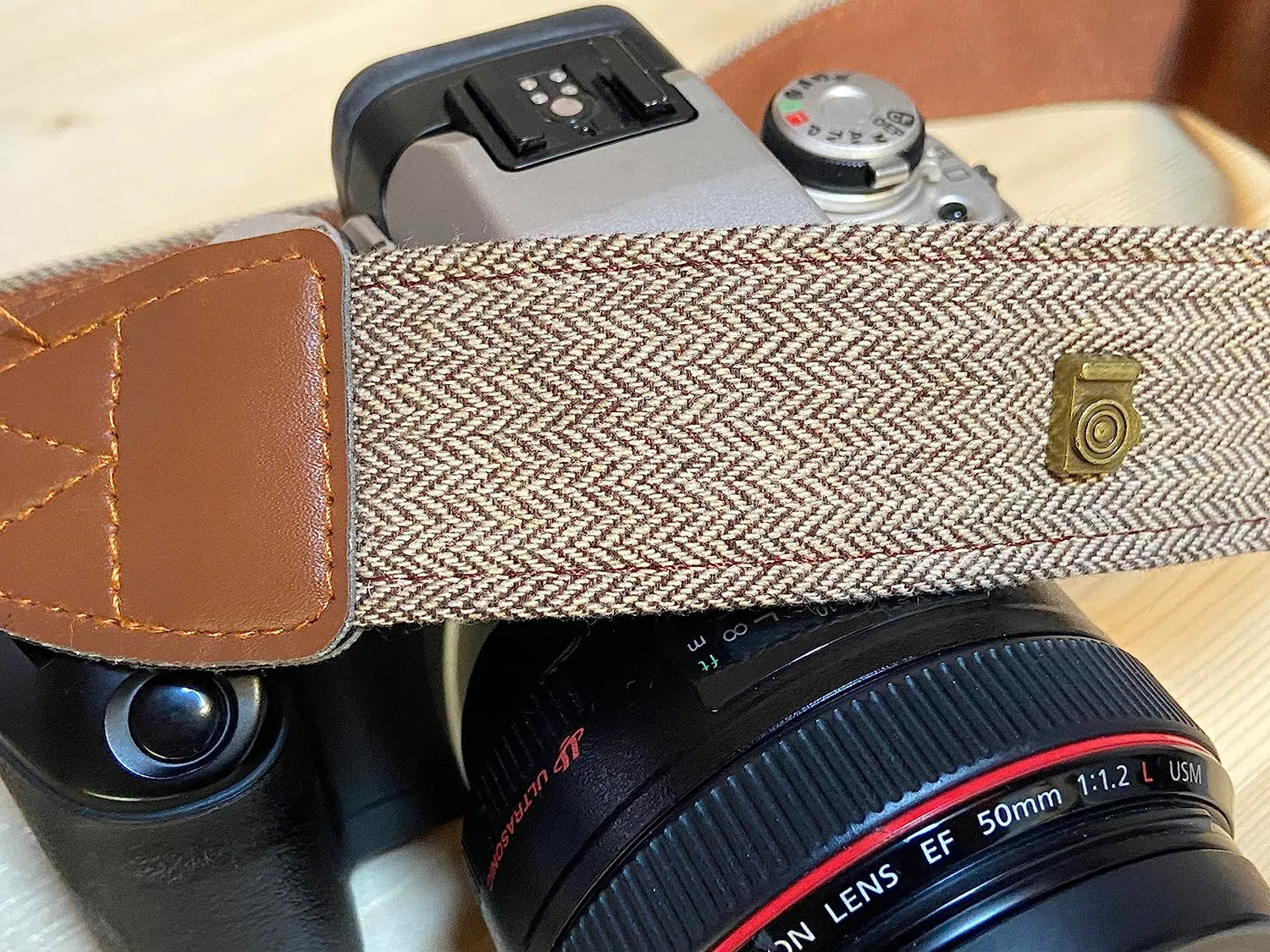 MoKo Bohemia Tracolla Fotocamera Blu Cotone Canvas