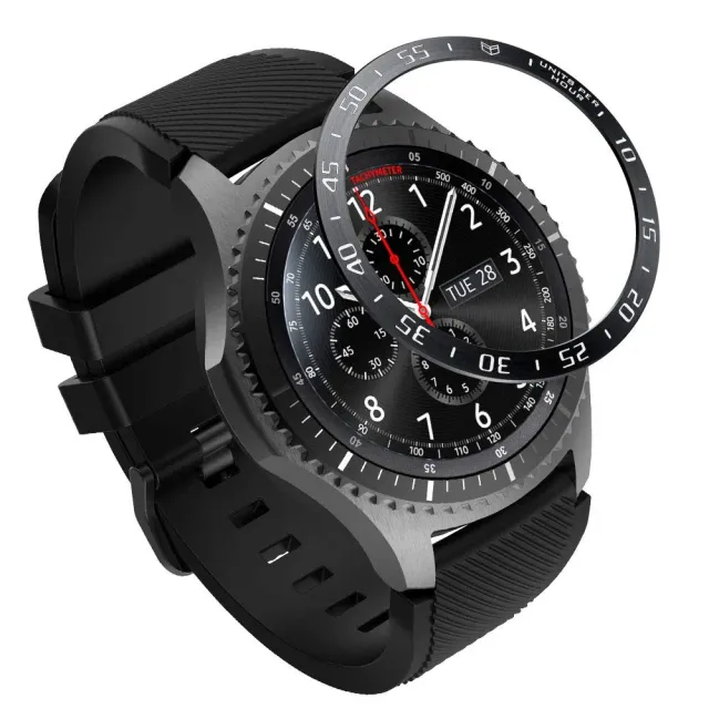 MoKo anello lunetta Galaxy Watch 46mm nero acciaio