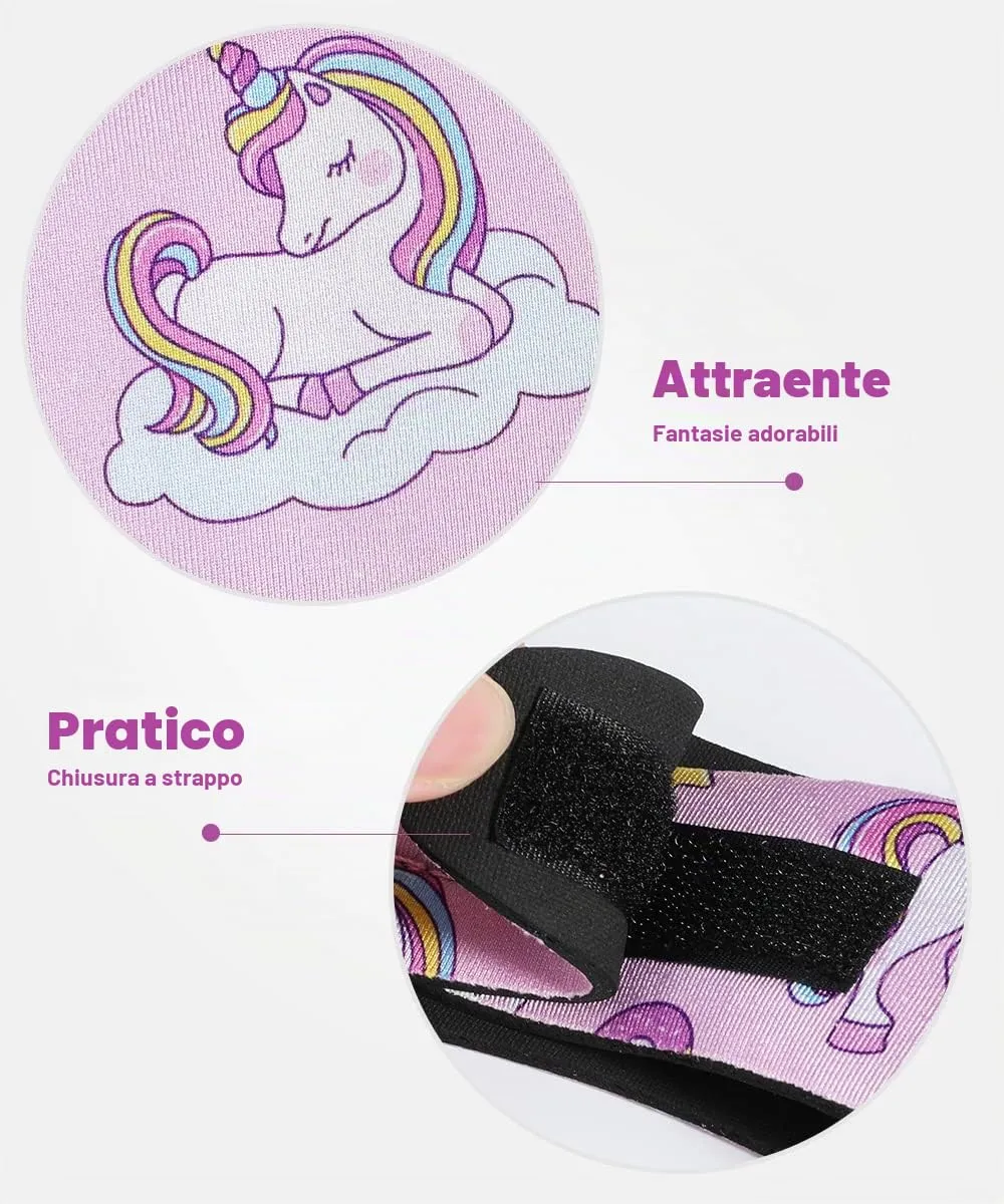 MoKo Fascia Nuoto Bambini Unicorno Rosa M Neoprene