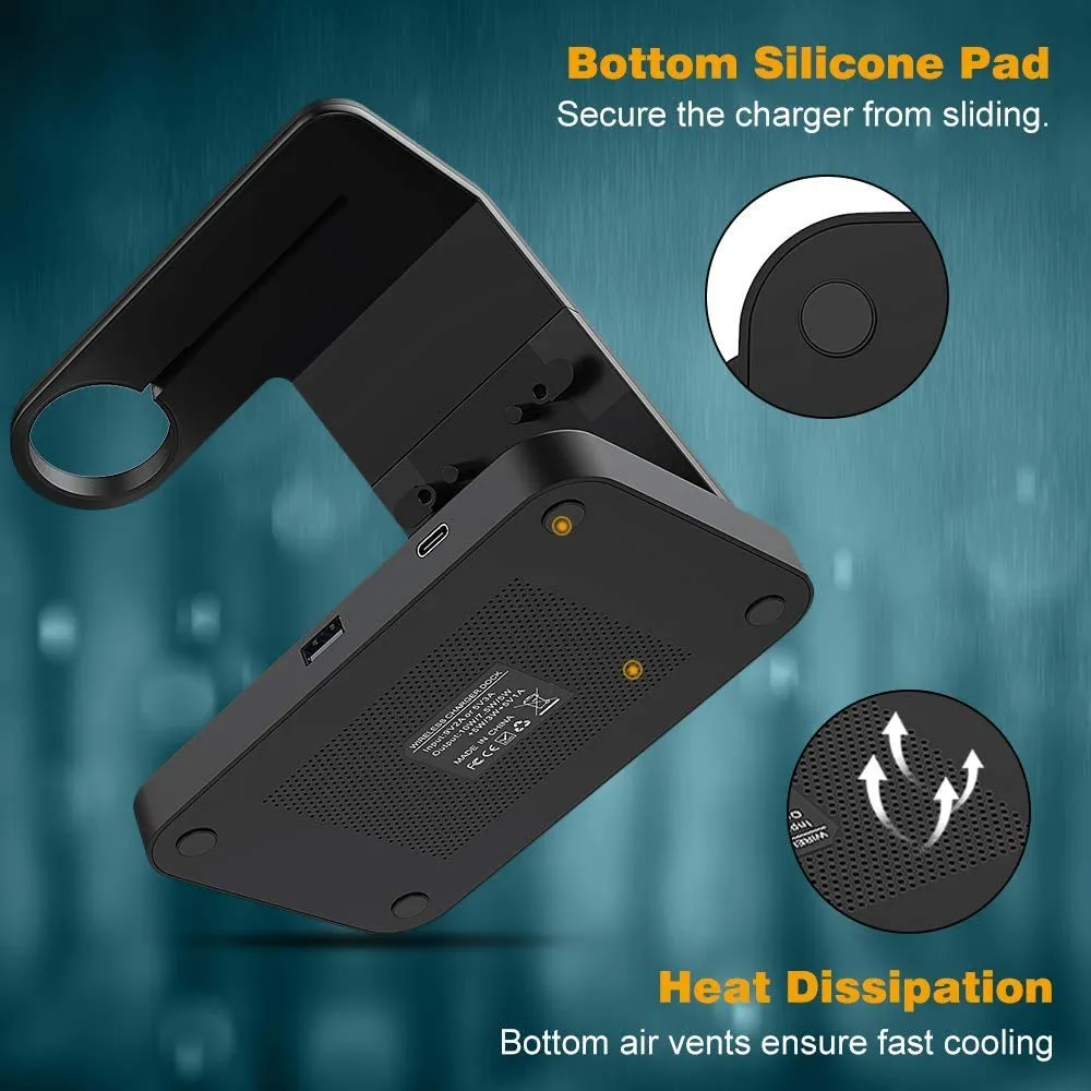 MoKo 3 in 1 caricatore wireless iPhone Watch AirPods
