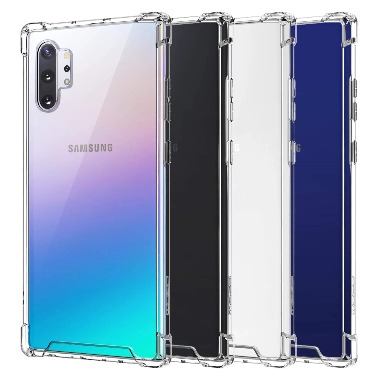 MoKo Galaxy Note 10 Plus custodia trasparente antagraffi