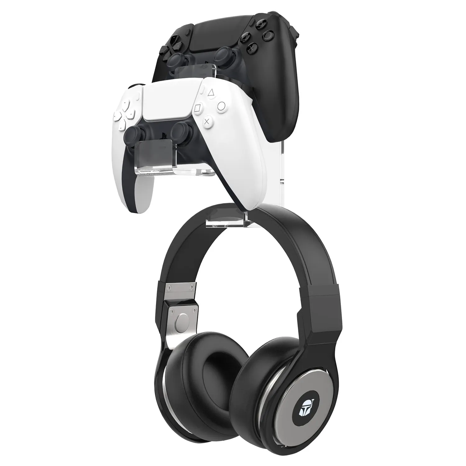 MoKo Supporto Controller Cuffie Nero Alluminio 3 in 1