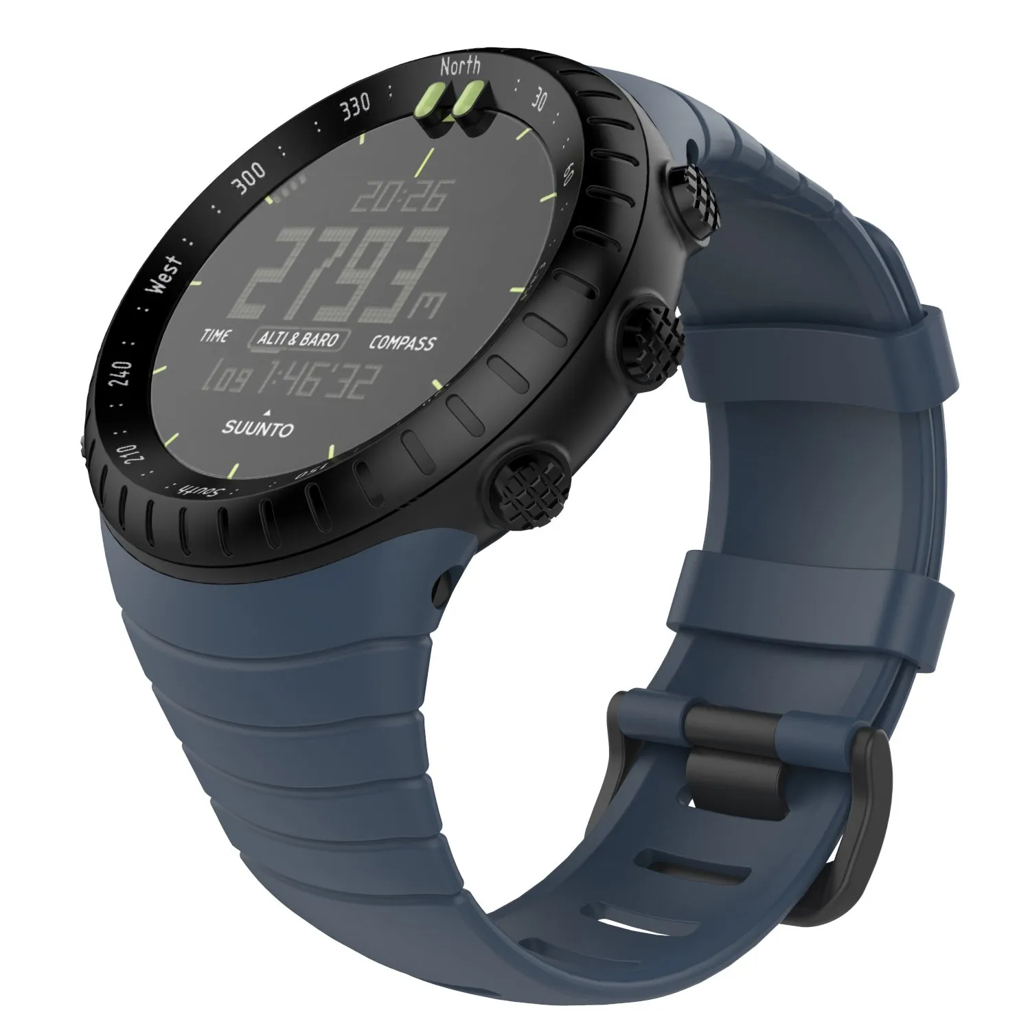 MoKo Cinturino Suunto Core Nero Orologio Sport ricambio