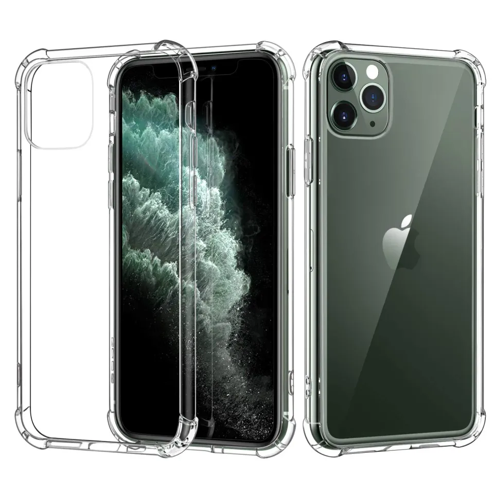MoKo Cover iPhone 11 Pro 5.8 Trasparente Angoli TPU