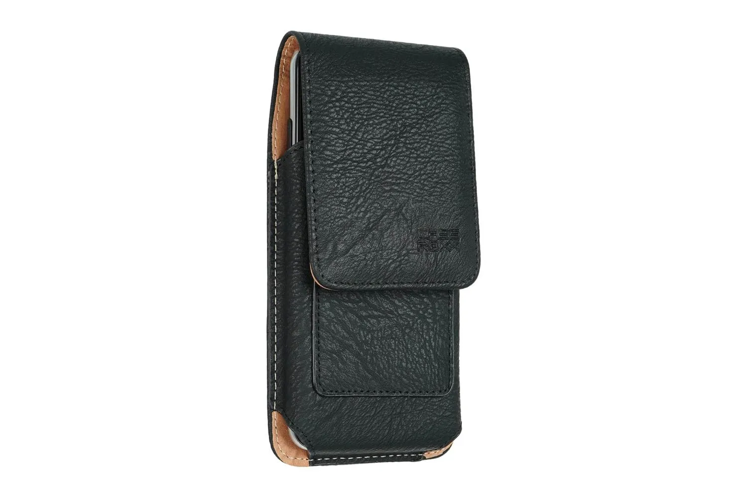 caseroxx Fondina Brondi Amico Vero 4G Nera con Clip Girevole