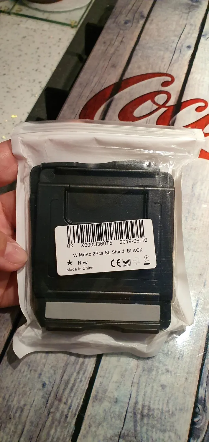 MoKo Supporto Cellulare Tablet 4-11" Pieghevole 2 Pezzi nero
