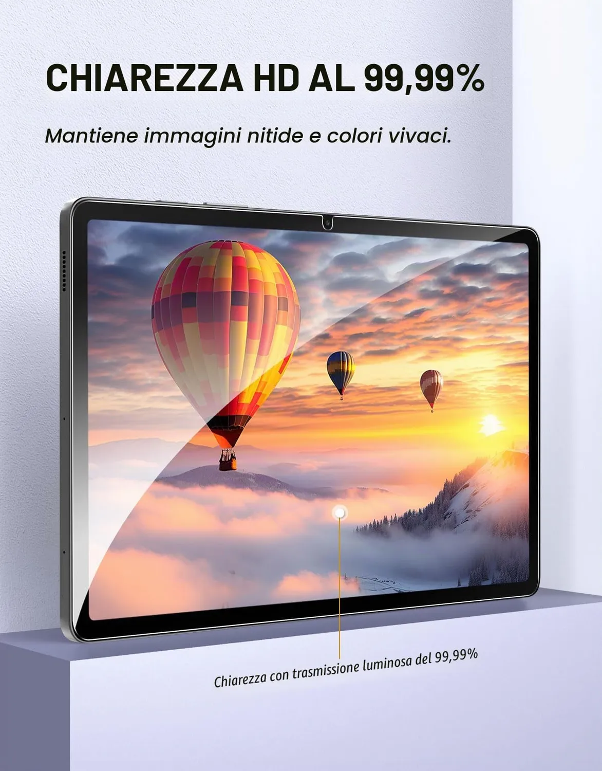 MoKo Galaxy Tab S10 Lite pellicola vetro 2 pezzi 9H