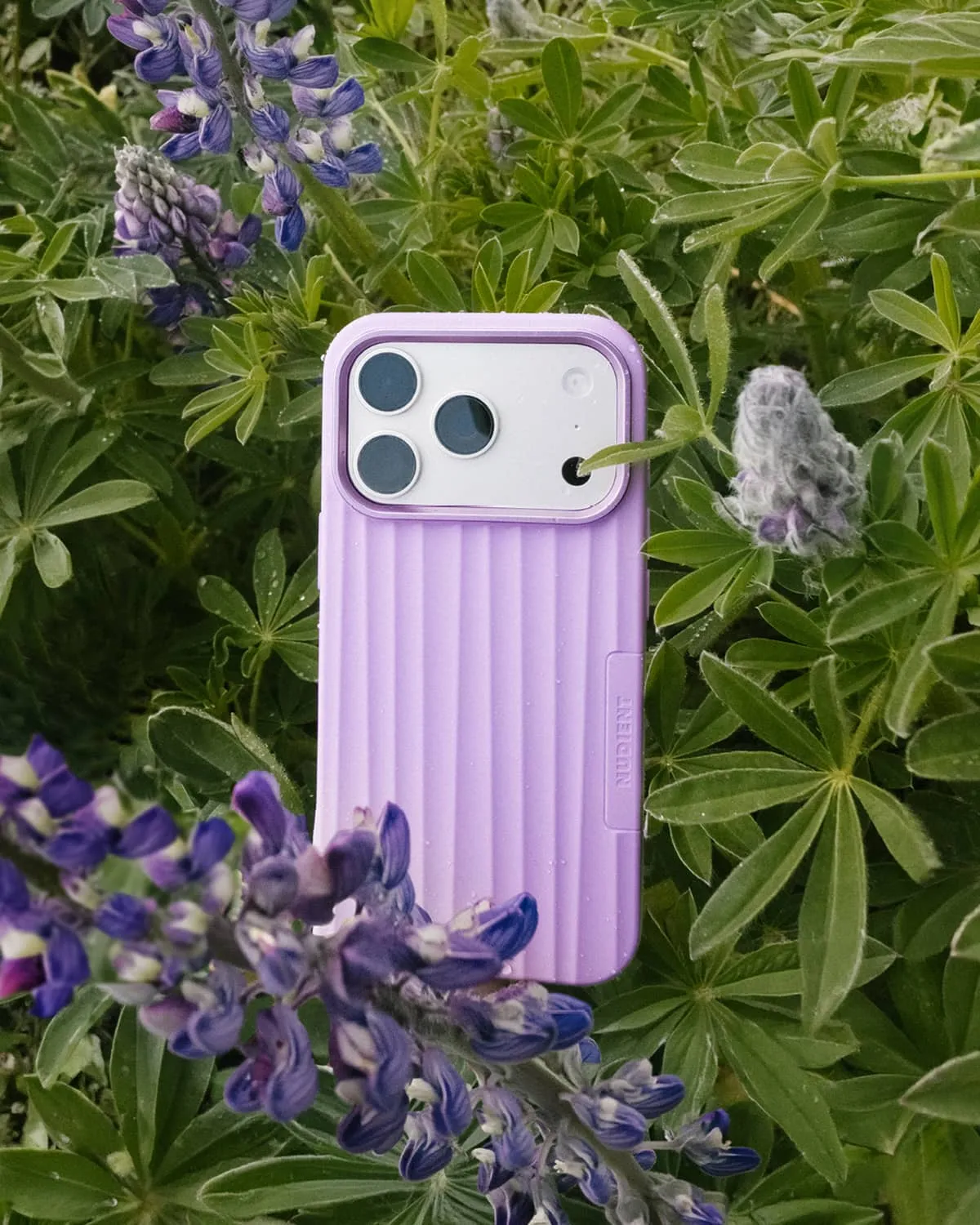 Nudient Bold Case custodia iPhone 17 viola MagSafe