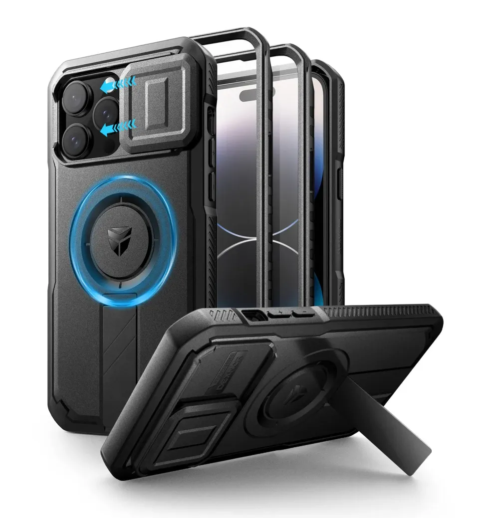 Dexnor iPhone 14 Pro Max cover nera MagSafe 360