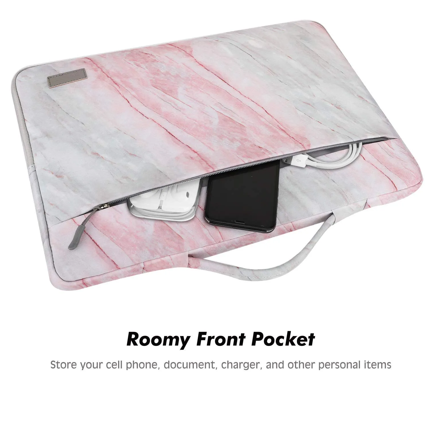 MoKo Borsa Laptop 15,6 Pollici Grigio Scuro Impermeabile