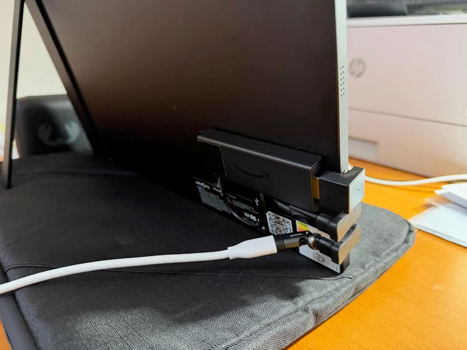 MoKo Adattatore USB-C 180° Forma U 2 Pezzi Grigio